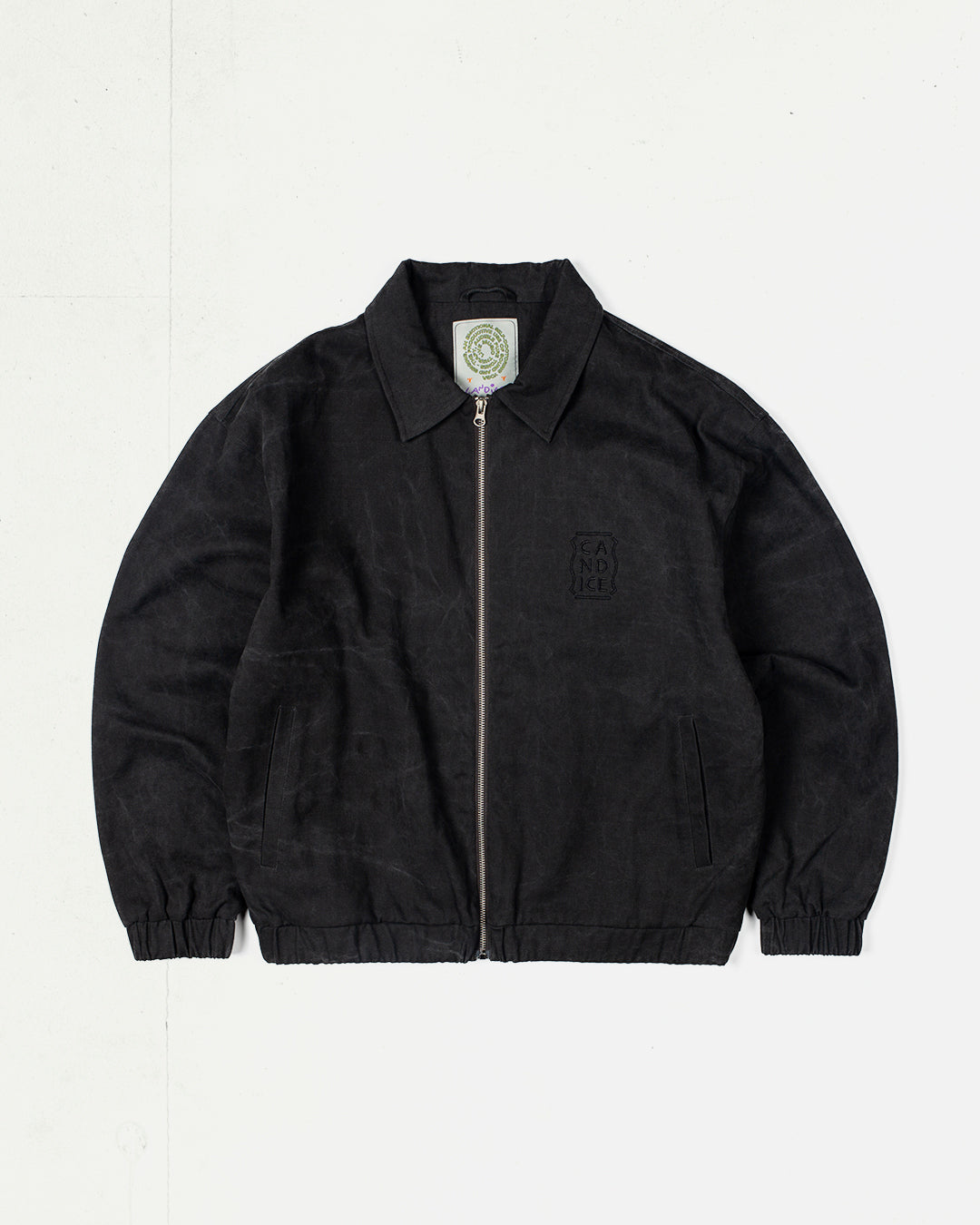 Distant Washed Harrington Jacket