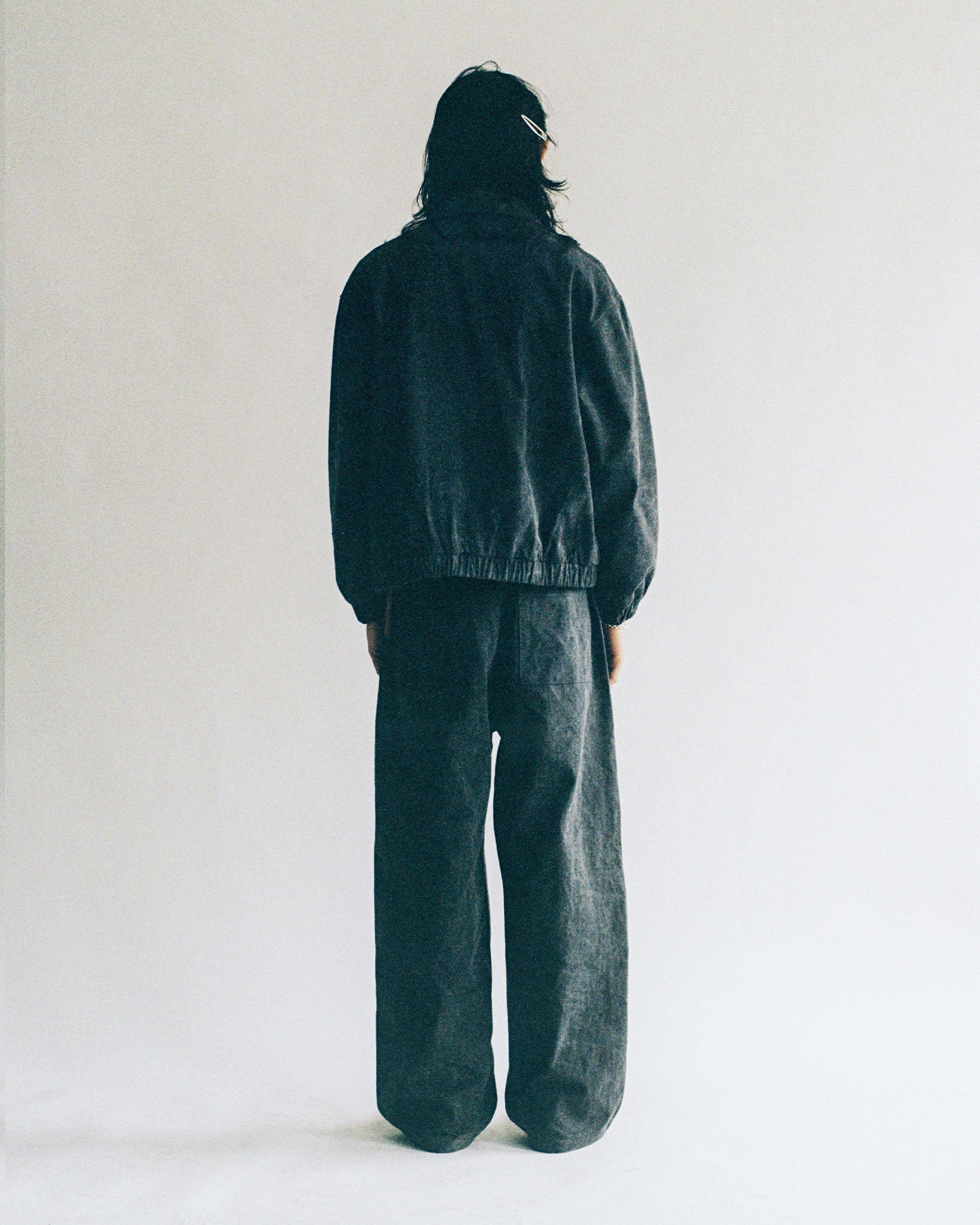 Distant Washed Pleated Pants