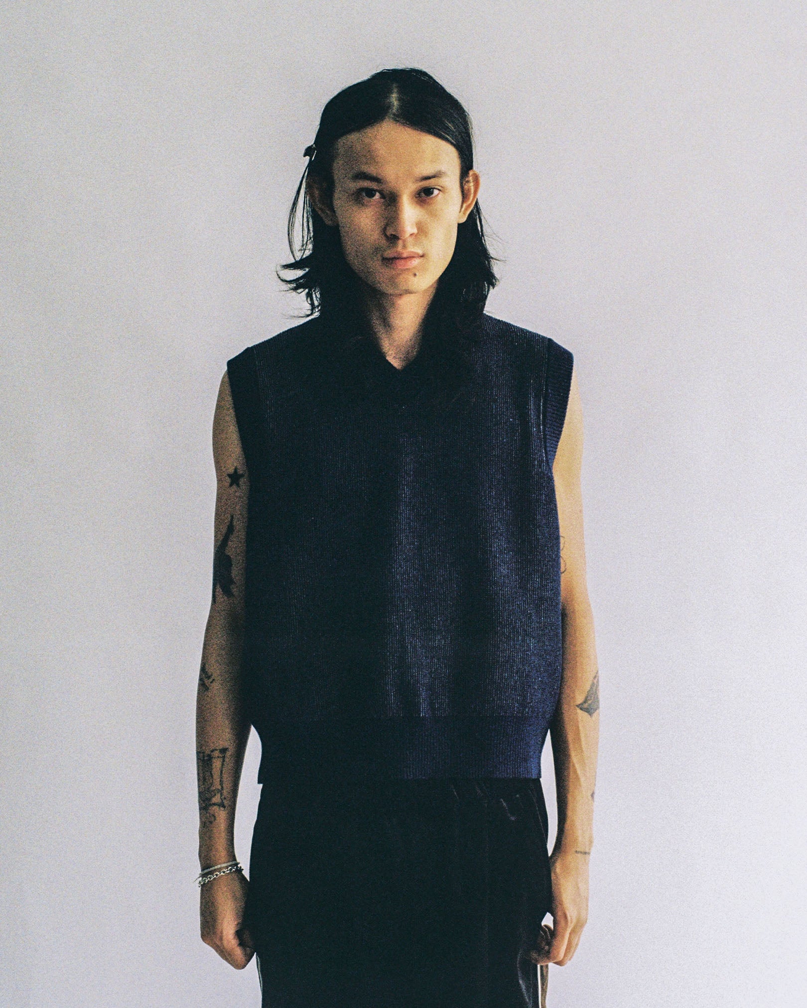 Ribbed Knit Sweater Vest