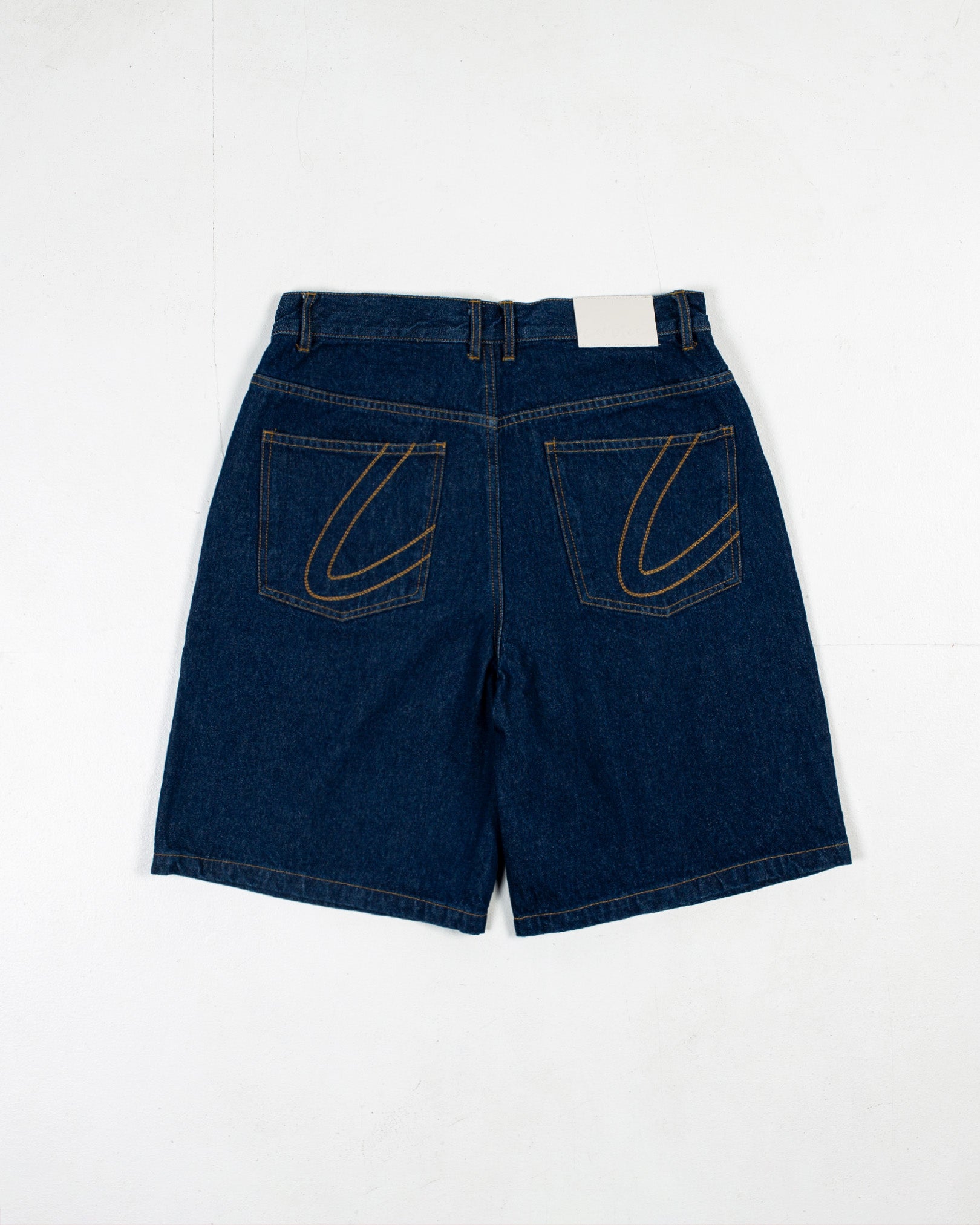 Logo Denim Shorts