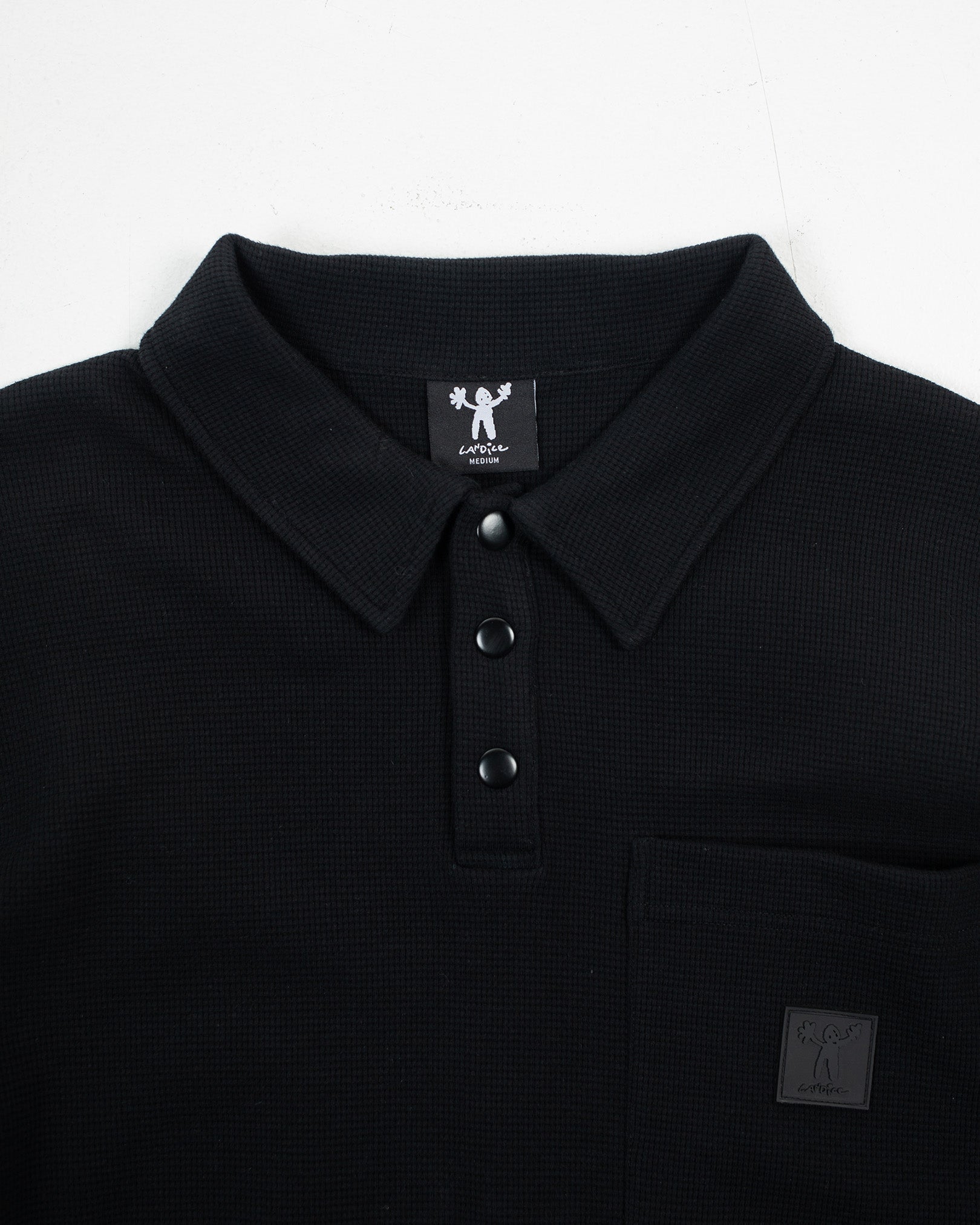 Waffle Longsleeve Polo