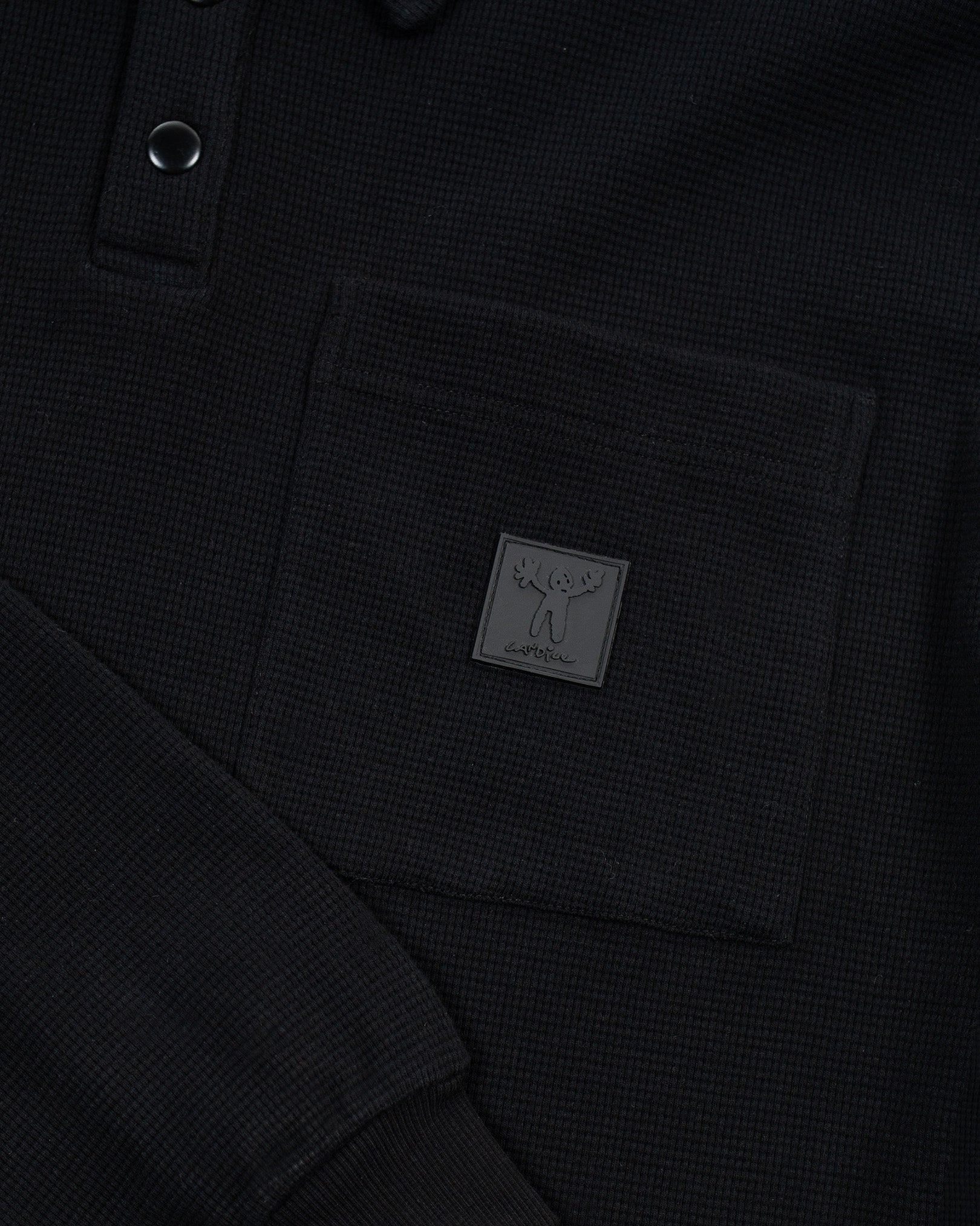 Waffle Longsleeve Polo